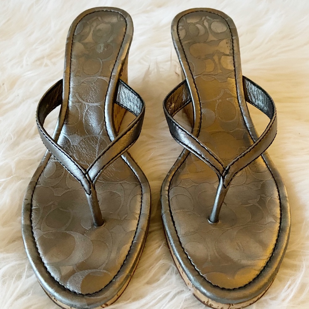 Coach Lannie Sandals size 8 - Picture 2 of 7